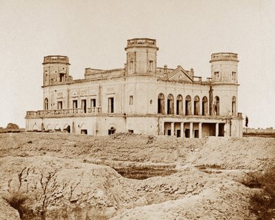 Alambagh Paleis, Lucknow door Felice Beato